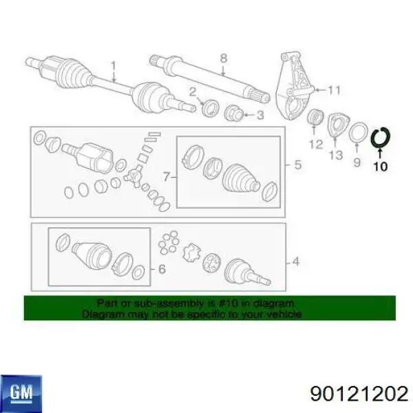 90121202 Opel 