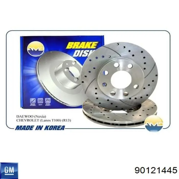 Передние тормозные диски 90121445 General Motors