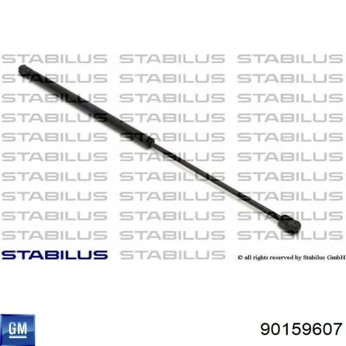 Газовый упор багажника Hans Pries (Topran) 200009586