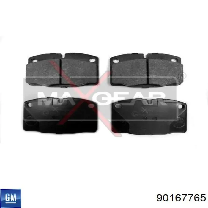 90167765 General Motors Колодки передние