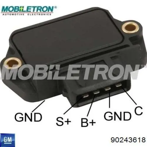 Модуль зажигания (коммутатор) General Motors 90243618