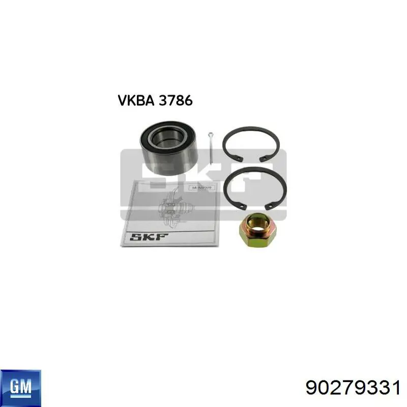 Ступичный подшипник передний General Motors 90279331
