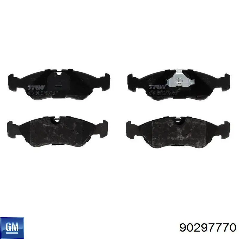Передние тормозные колодки 90297770 General Motors