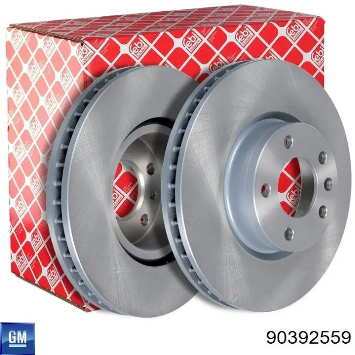 90392559 General Motors Диск тормозной передний