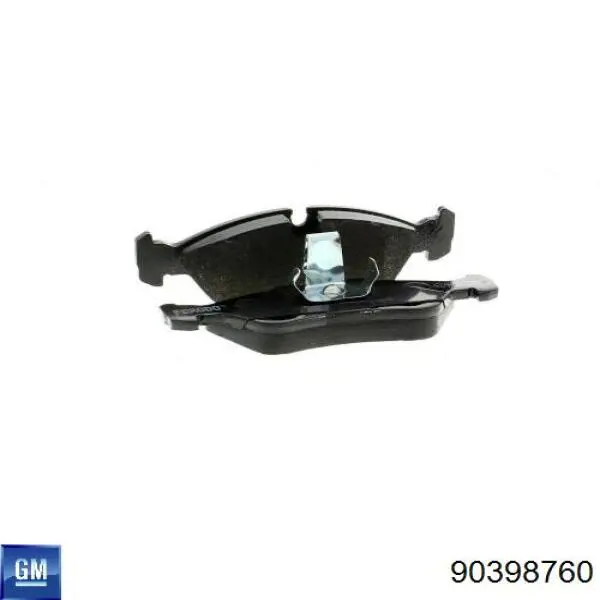 Передние тормозные колодки 90398760 General Motors