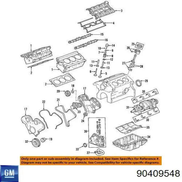 Звезда коленвала вала General Motors 90409548 цена, от 122.43 USD
