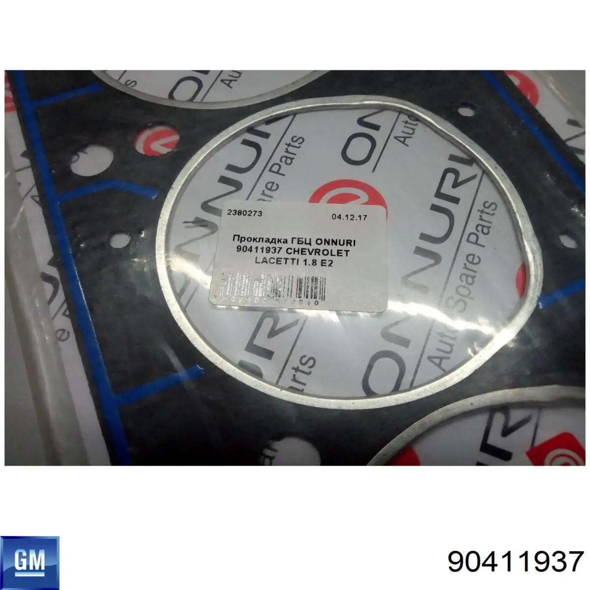 Прокладка головки блока циліндрів (ГБЦ) 90411937 General Motors