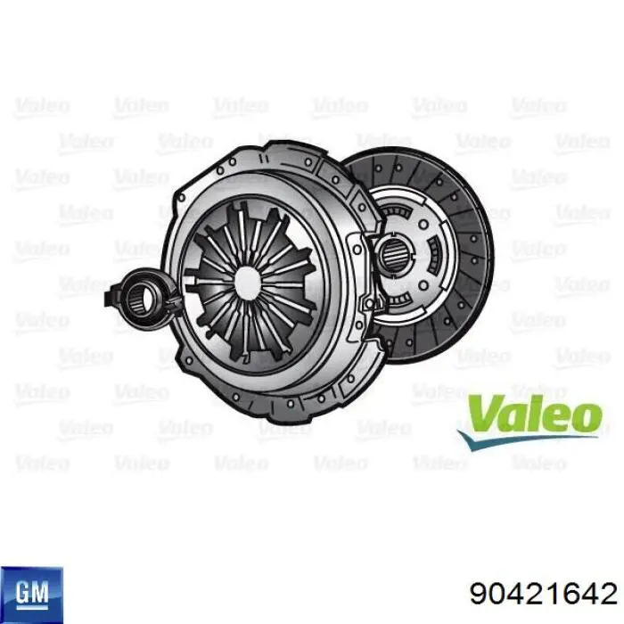 Комплект сцепления (3 части) General Motors 90421642 цена, от 115.25 USD