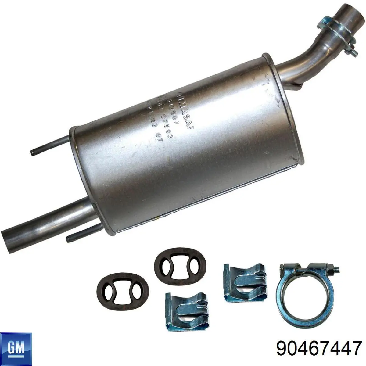 Хомут глушителя 90467447 General Motors