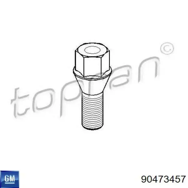 Купить 90473457 General Motors Болты на колеса