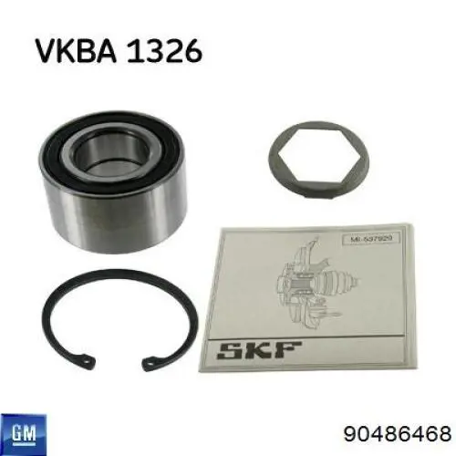 Подшипник задней ступицы 90486468 General Motors