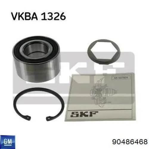 Подшипники задней ступицы General Motors 90486468 цена, от 20.52 USD