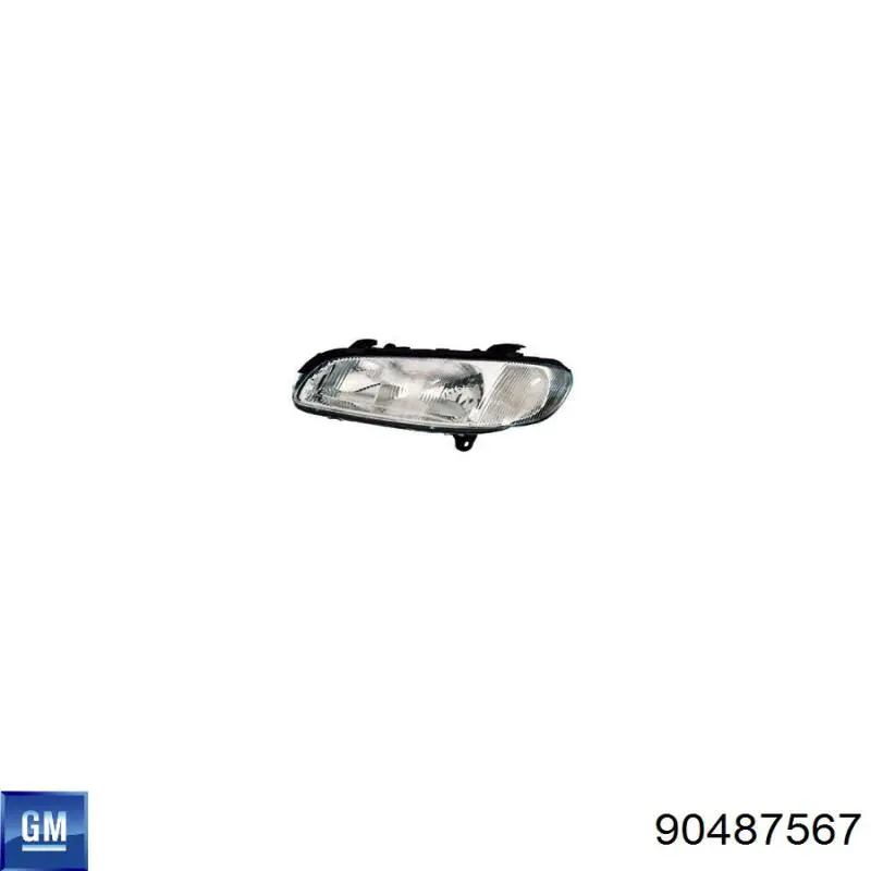 Фара левая Opel 90487567 цена, от 67.75 USD