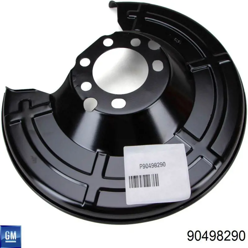 90498290 General Motors proteção do freio de disco traseiro