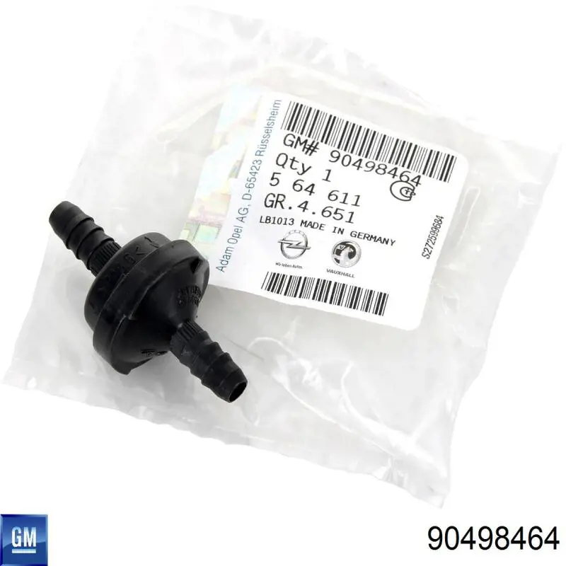 Клапан тормозной системы General Motors 90498464 цена, от 2.78 USD