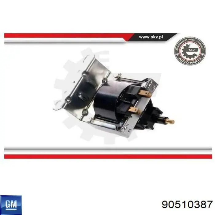 Купить 90510387 General Motors Катушка зажигания