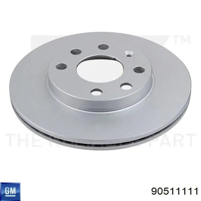 Передние тормозные диски 90511111 General Motors