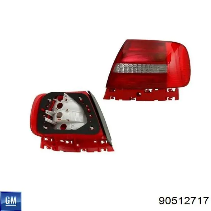 90512717 General Motors фонарь задний левый
