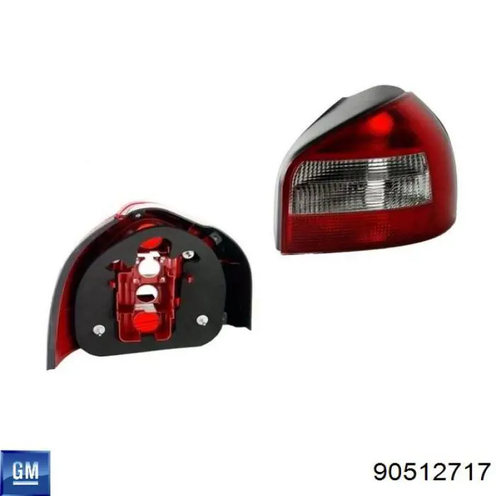6223161 Opel Задний левый стоп