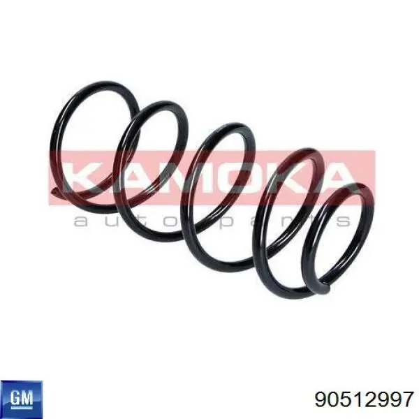 90512997 General Motors Пружина передней подвески