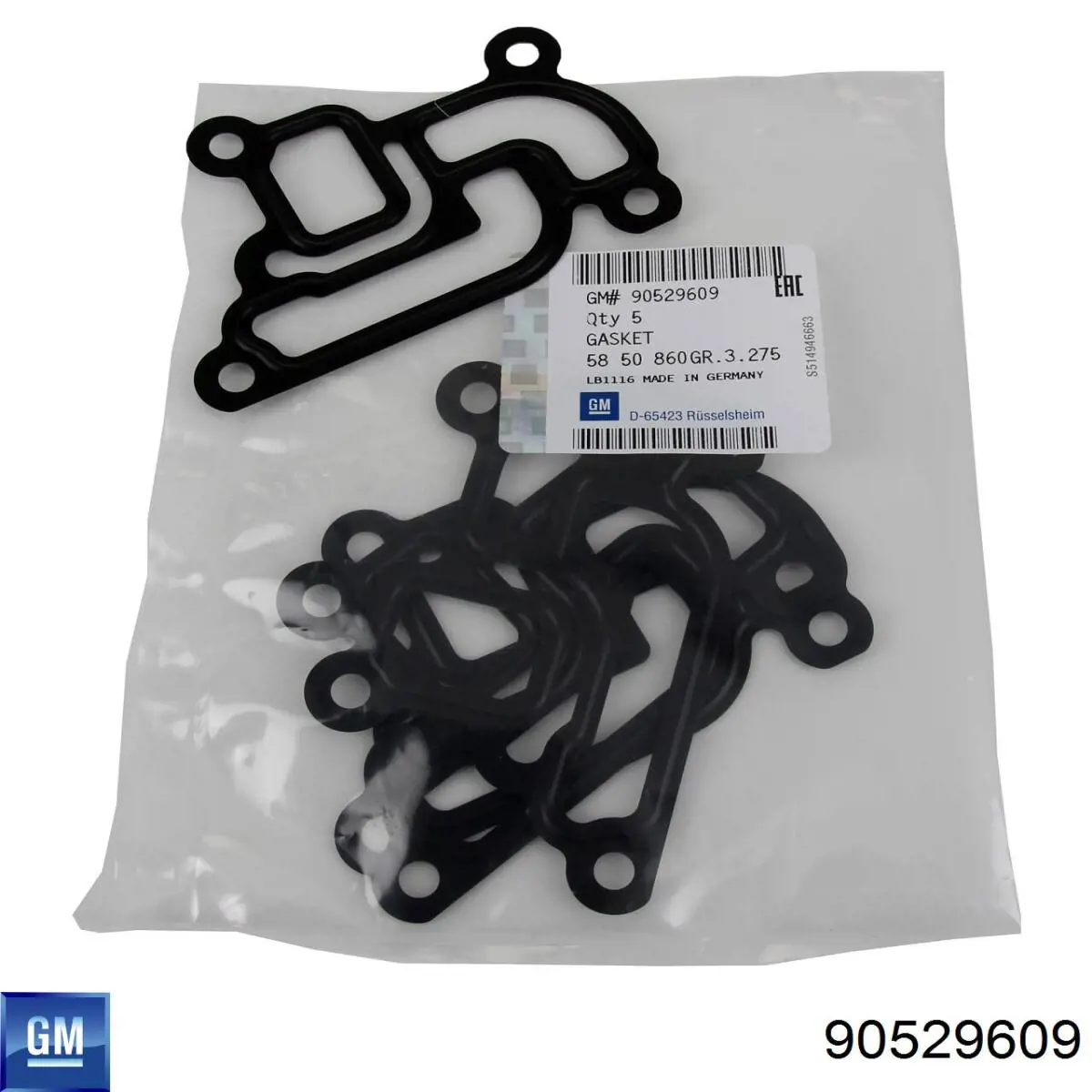 Прокладка EGR-клапана рециркуляции General Motors 90529609 цена, от 4.15 USD