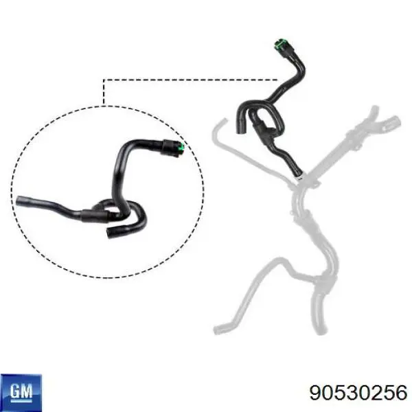 Купить 90530256 Opel Шланг радиатора охлаждения нижний