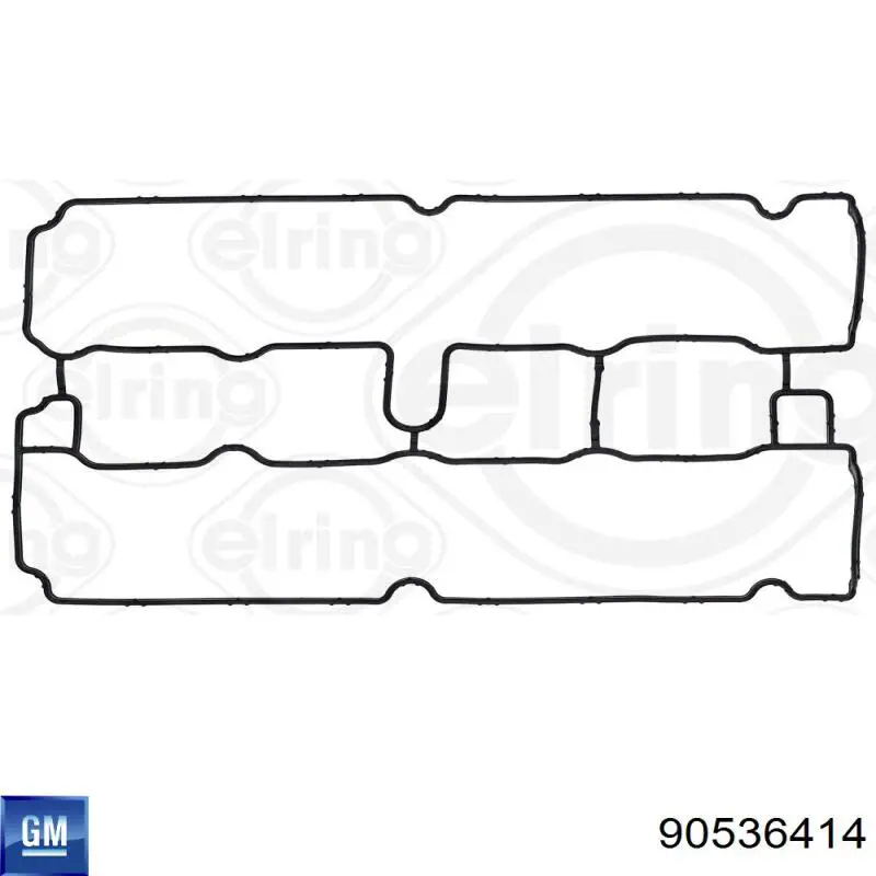 Верхний комплект прокладок двигателя 90536414 General Motors