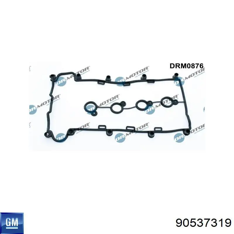 90537319 General Motors Прокладка крышки двигателя комплект