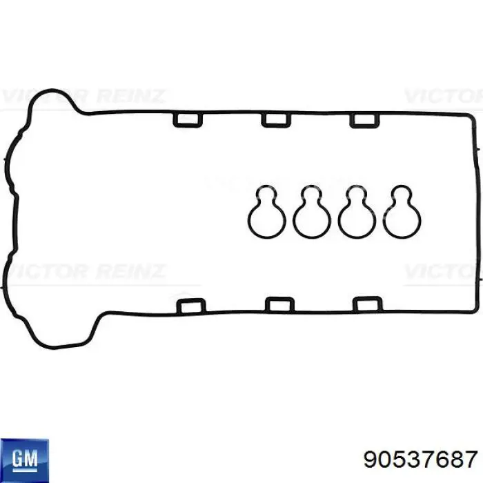 90537687 General Motors прокладка клапанной крышки