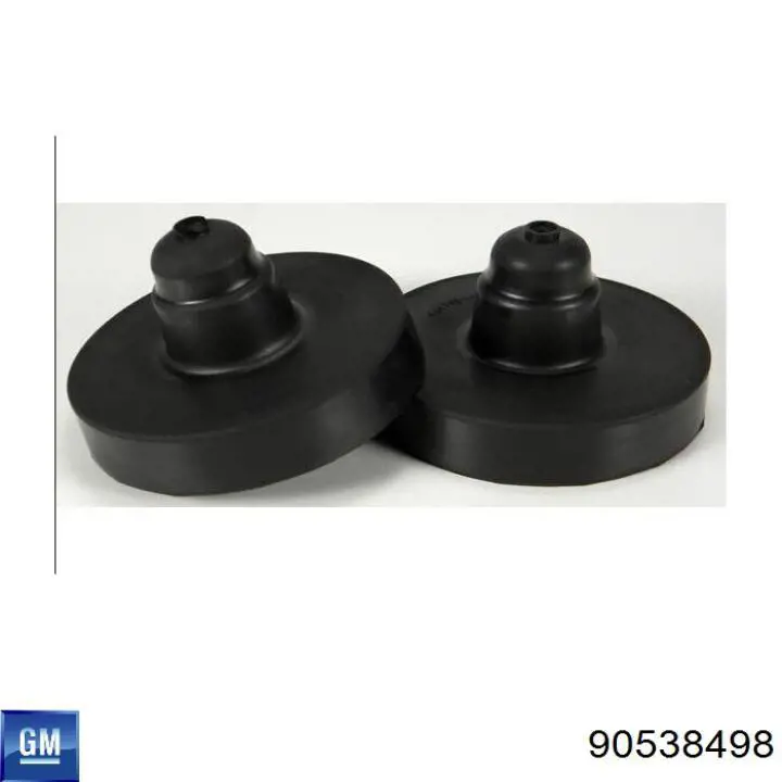 90538498 General Motors Резиновое кольцо пружины задней
