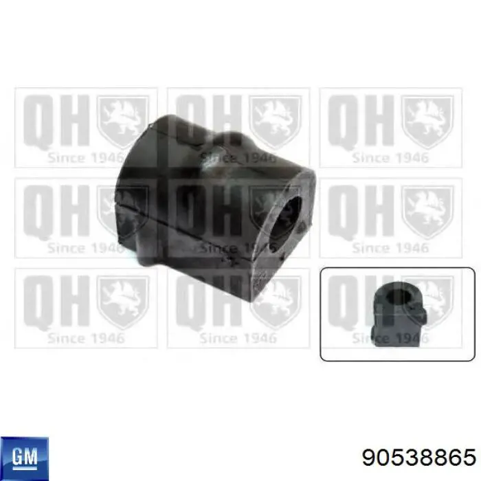 90538865 General Motors Разрезная втулка стабилизатора