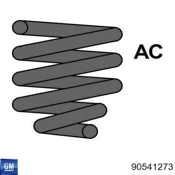Пружина амортизатора General Motors 90541273 цена, от 19.02 USD