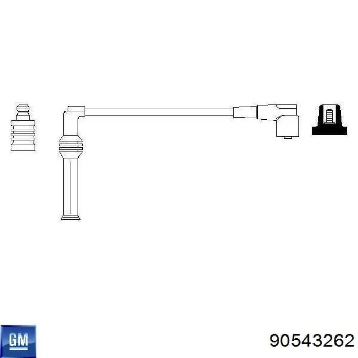 90543262 General Motors Провода высоковольтные