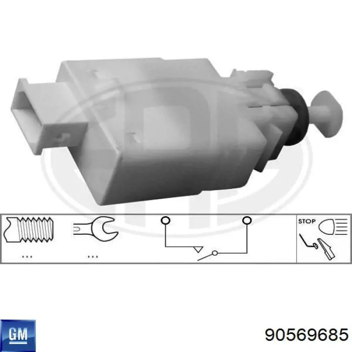 90569685 General Motors Датчик тормоза