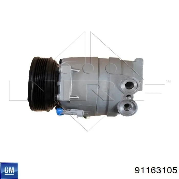 91163105 General Motors compressor de aparelho de ar condicionado