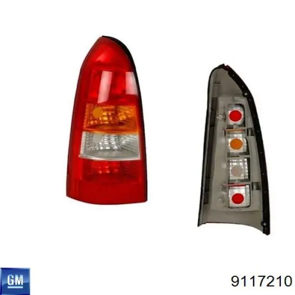 Купить 9117210 General Motors Левый стоп