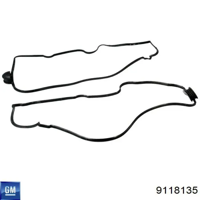 Прокладка впускного коллектора верхняя 9118135 General Motors