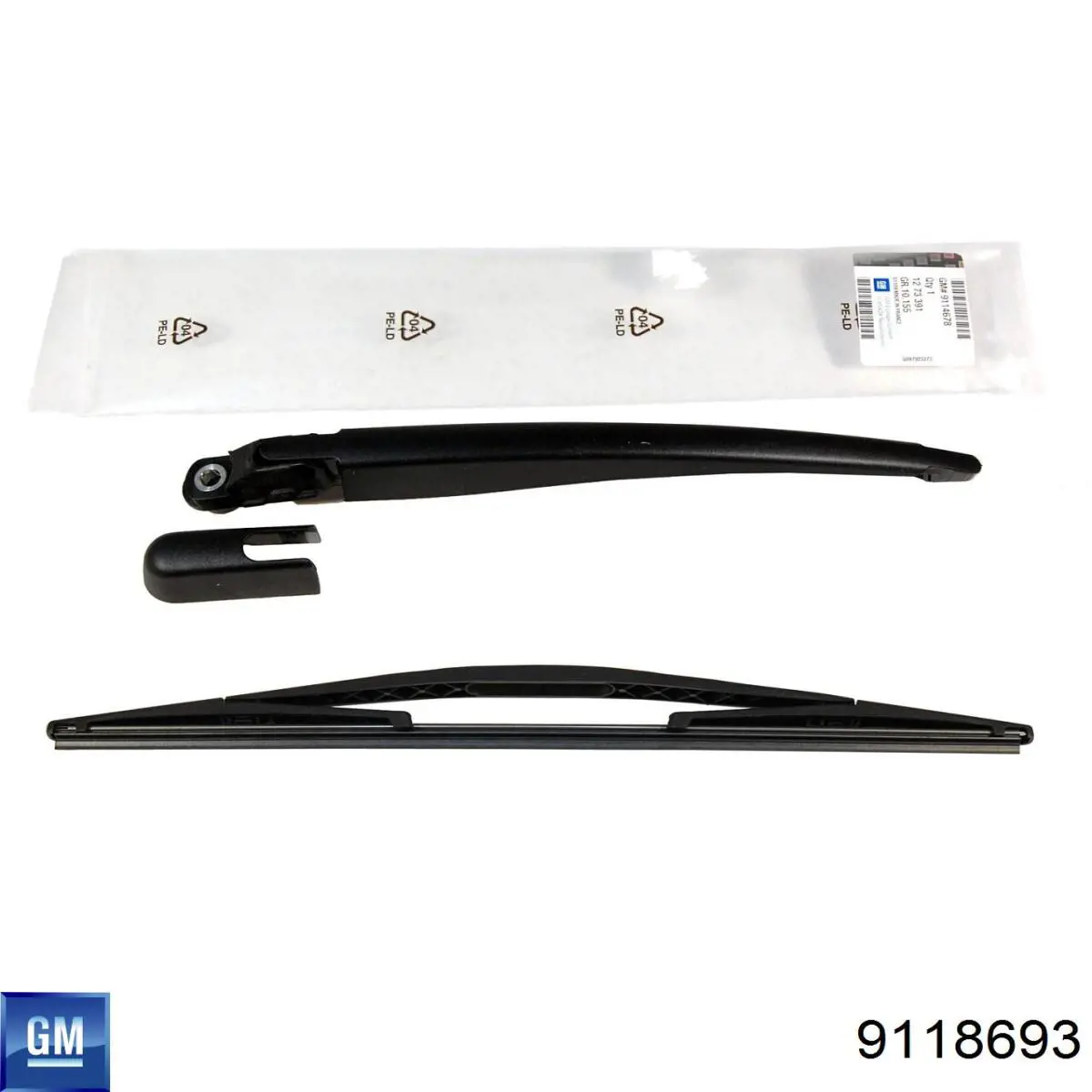 Купить 9118693 General Motors Дворник стеклоочистителя задний