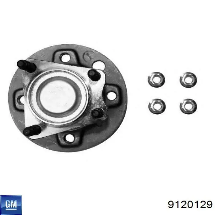 9120129 General Motors Ступица задняя