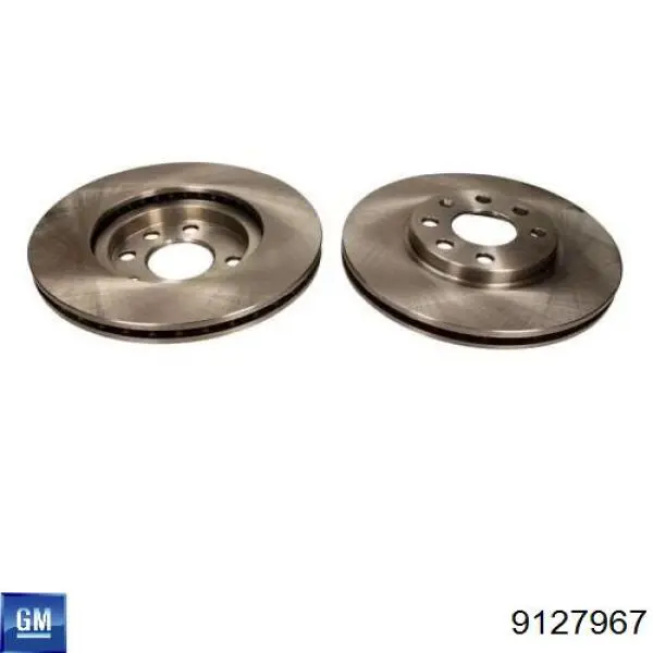 Передние тормозные диски 9127967 General Motors