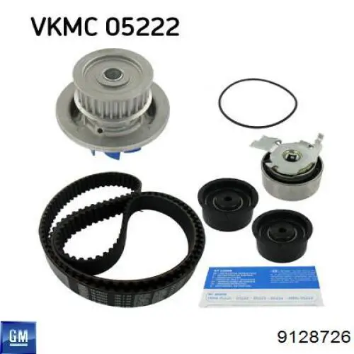 9128726 General Motors Комплект ремня ГРМ