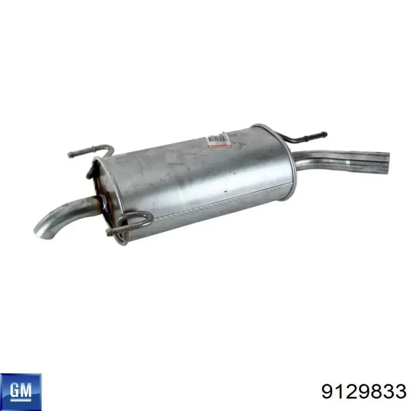 Глушитель задний 9129833 General Motors