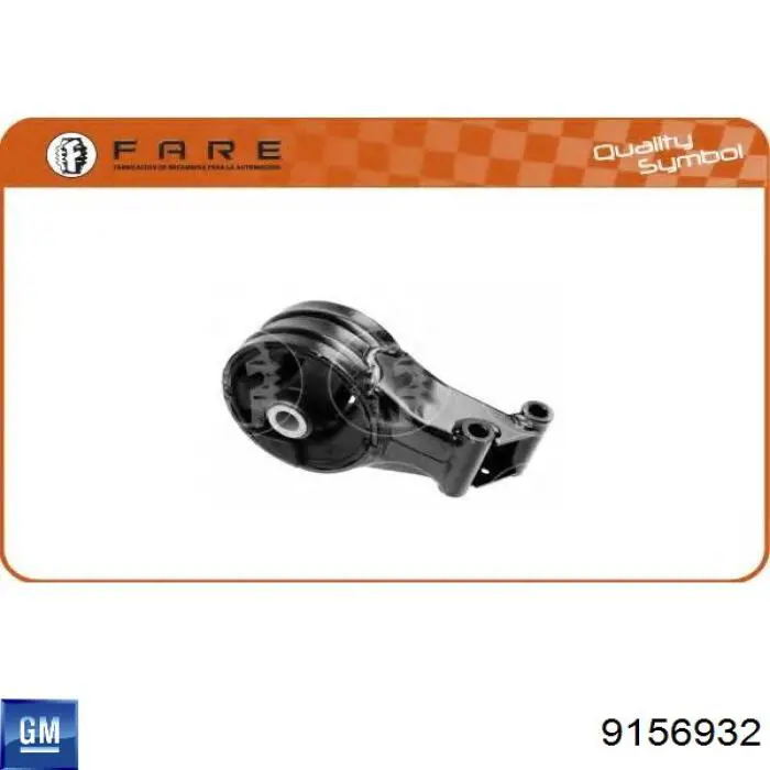 9156932 General Motors Coxim (suporte) traseiro de motor