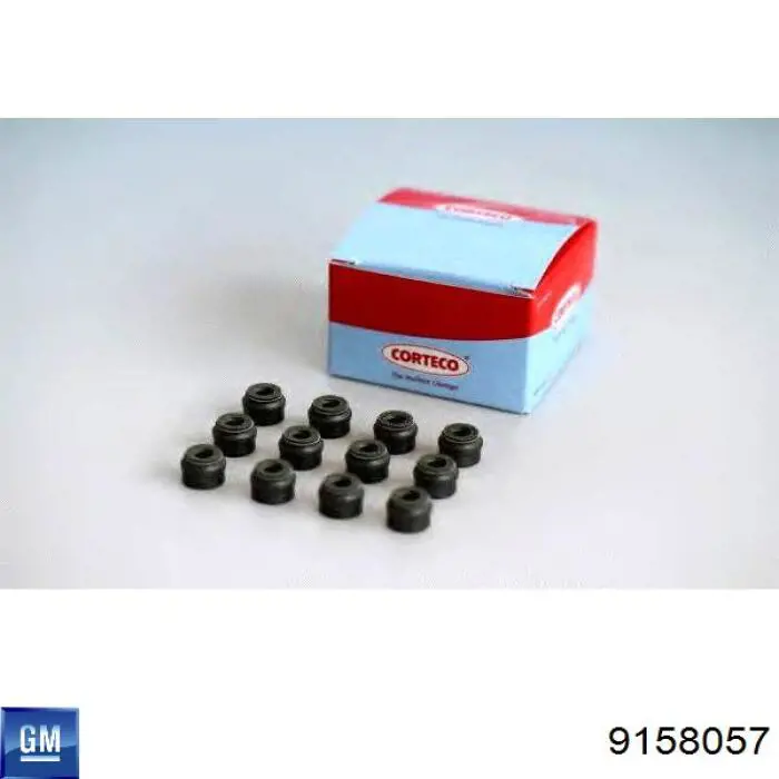 9158057 General Motors сальник клапана (маслосъемный, впуск/выпуск)