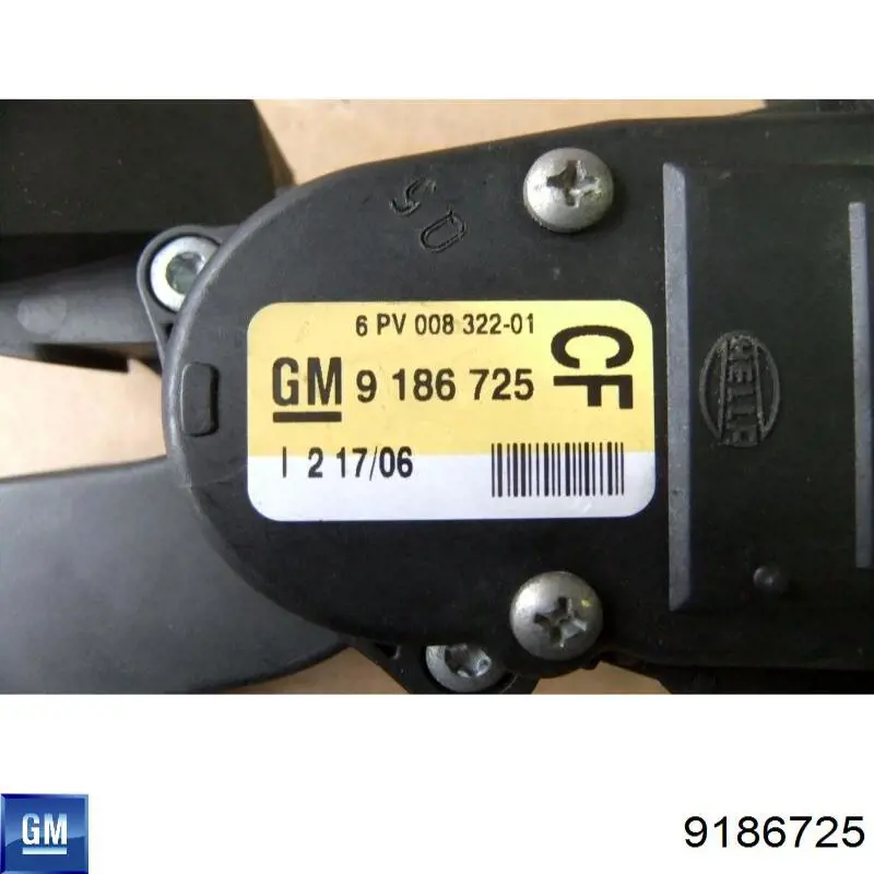 Педаль газа 9186725 General Motors