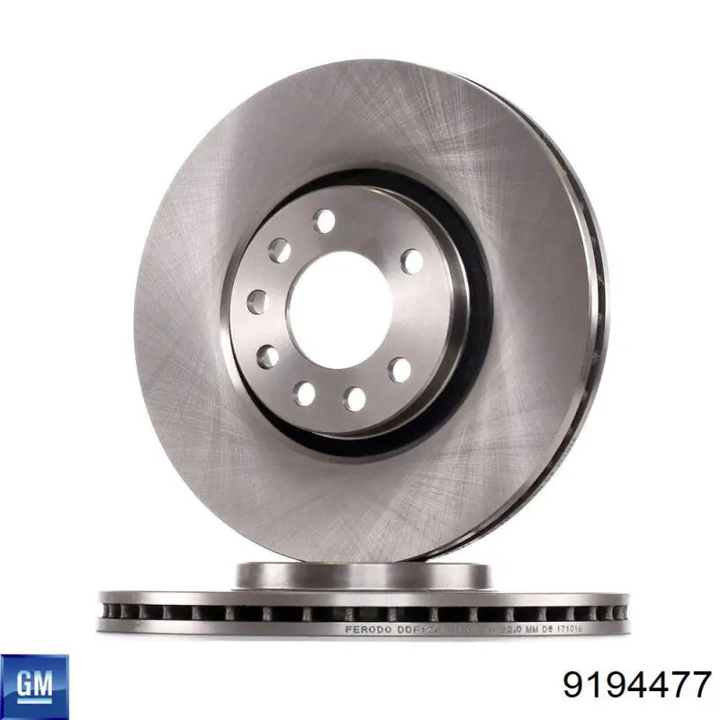Тормоз дисковый передний General Motors 9194477 цена, от 54.14 USD