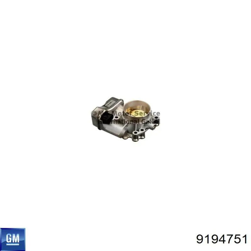 Дроссельная заслонка в сборе General Motors 9194751 цена, от 74.44 USD