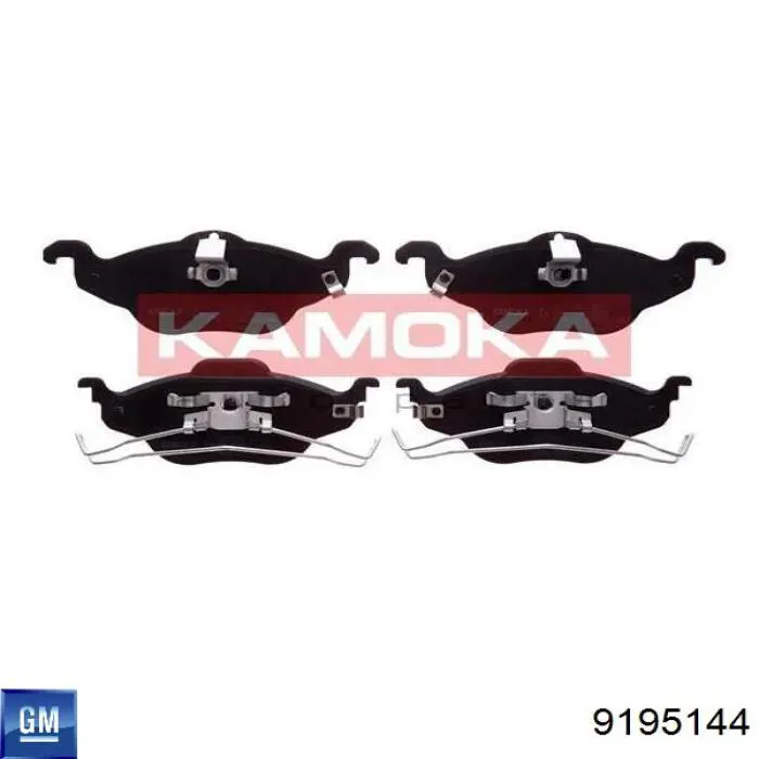 9195144 General Motors Колодки передние