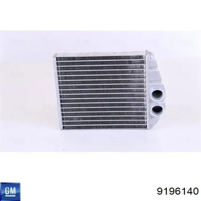Радиатор печки (отопителя) General Motors 9196140 цена, от 25.65 USD