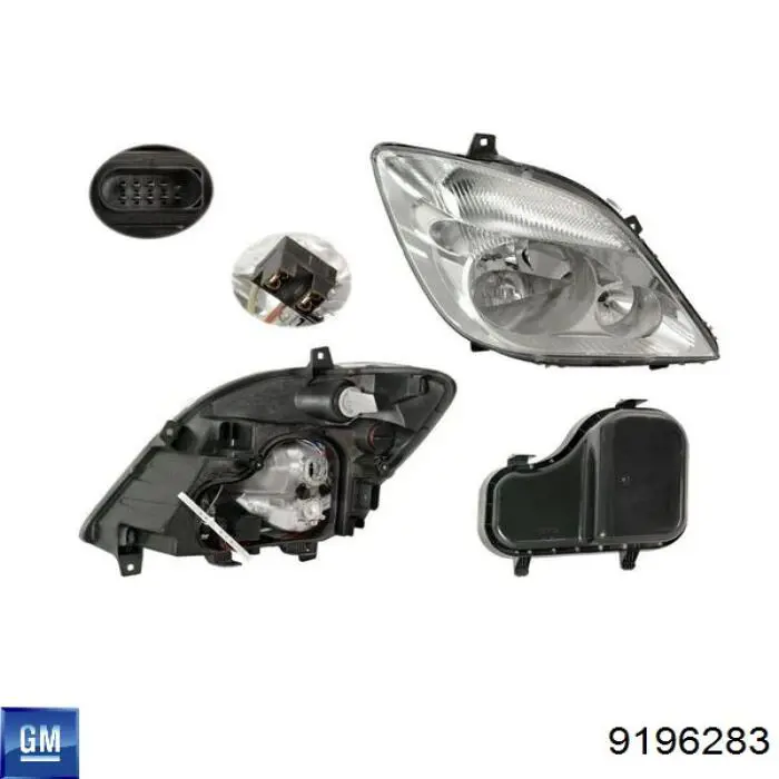 Купить 9196283 General Motors Фара основная правая